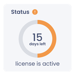 About to expire license