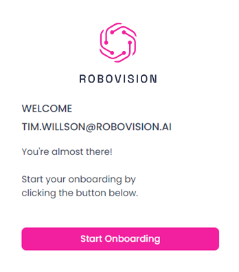 Start onboarding