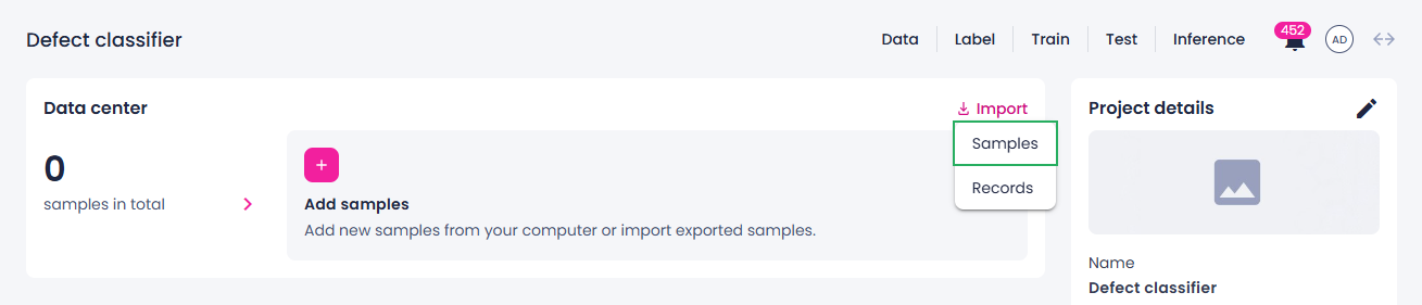 Import custom formats