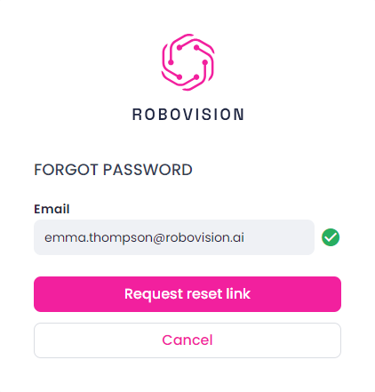 Request reset link