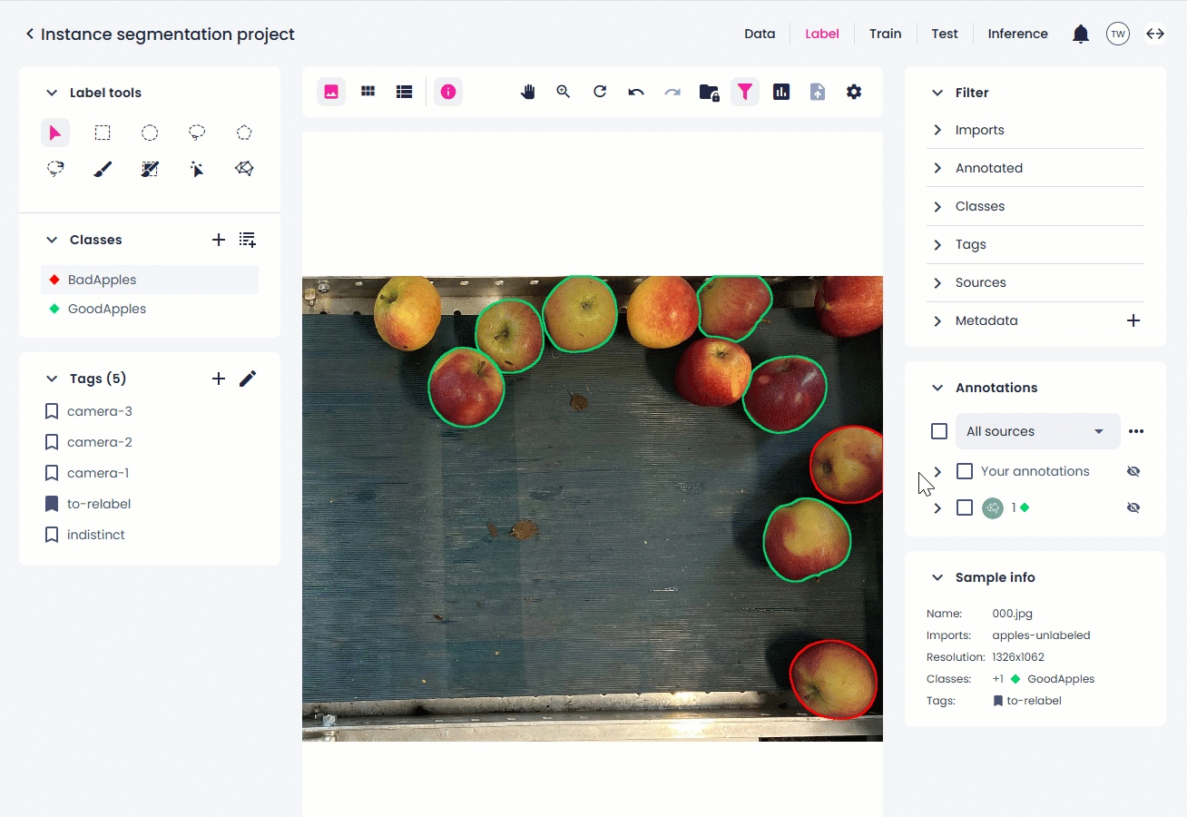 Manage individual annotations