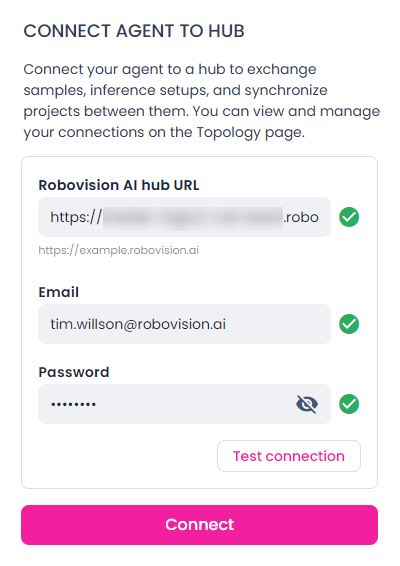 Connect to another platform