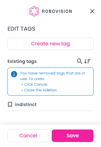 Edit tag